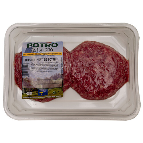 Alcampo POTRO Asturiano Burger meat de potro 2 x 150 g
