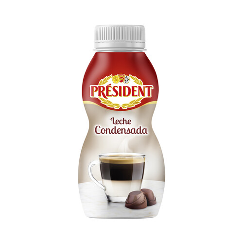 Alcampo PRESIDENT Leche condensada ideal para tomarla con café 450 g