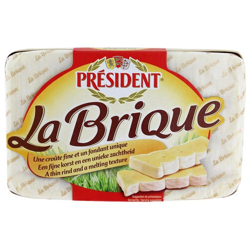 Alcampo PRÉSIDENT Queso de pasta blanda La Brique PRÉSIDENT 200 g