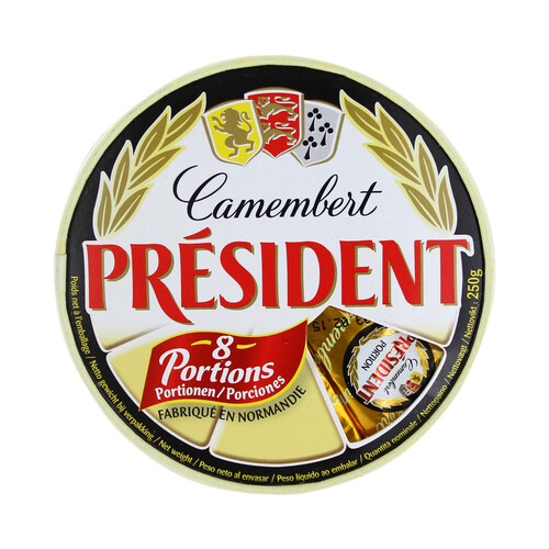 Alcampo PRÉSIDENT Queso en porciones Camembert PRÉSIDENT 8 uds