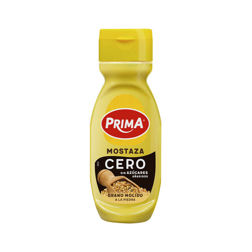 Alcampo PRIMA Cero Mostaza cero 255 gr. + 10 gr. Gratis