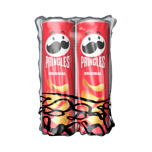 Alcampo PRINGLES Original Patatas con forma de teja 2 botes de 165 g