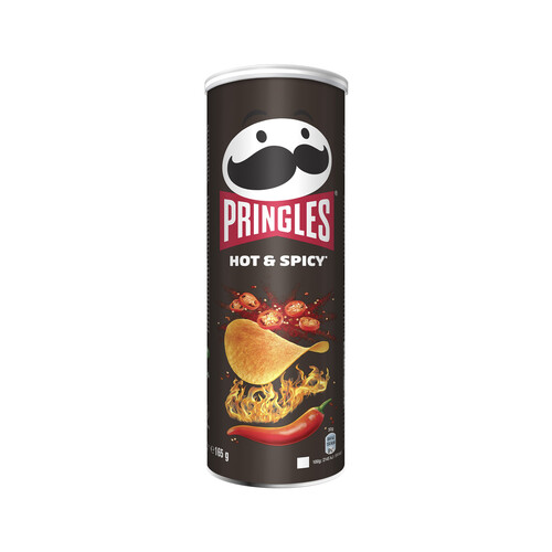 Alcampo PRINGLES Patatas con forma de teja y sabor picante PRINGLES Hot & Spicy bote de 165 g