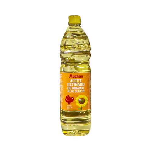 Alcampo PRODUCTO ALCAMPO Aceite de refinado de girasol alto oleico botella de 1 l