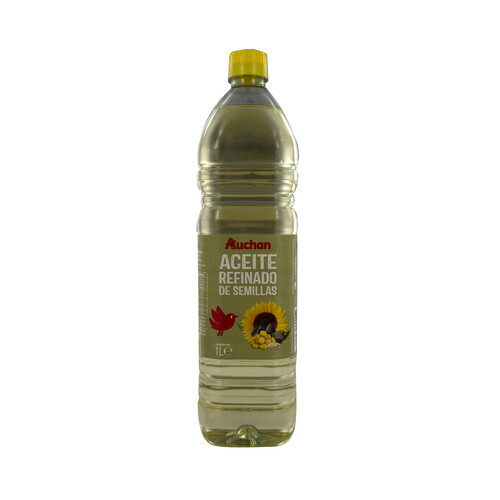 Alcampo PRODUCTO ALCAMPO Aceite refinado de semillas (girasol y maiz) botella 1 l