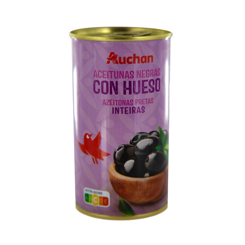 Alcampo PRODUCTO ALCAMPO Aceitunas negras con hueso 200 g