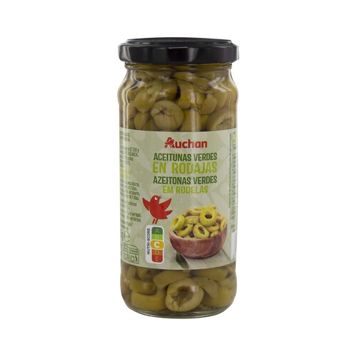 Alcampo PRODUCTO ALCAMPO Aceitunas verdes en rodajas PRODUCTO ALCAMPO 105 g