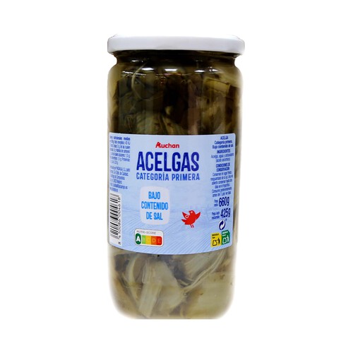 Alcampo PRODUCTO ALCAMPO Acelgas contenido reducido en sal bote 425 g