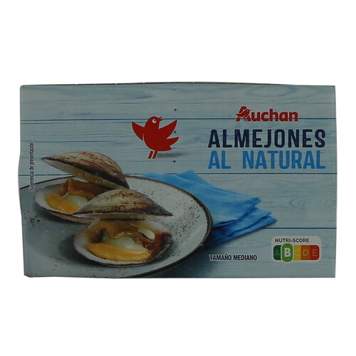 Alcampo PRODUCTO ALCAMPO Almejones (tamaño medio) al natural 63 g