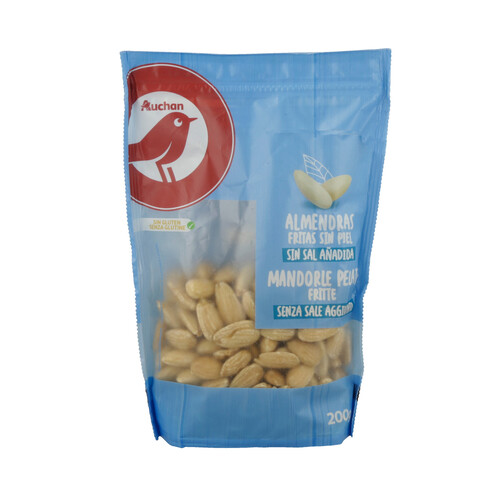 Alcampo PRODUCTO ALCAMPO Almendras sin piel fritas sin sal añadida PRODUCTO ALCAMPO 200 g