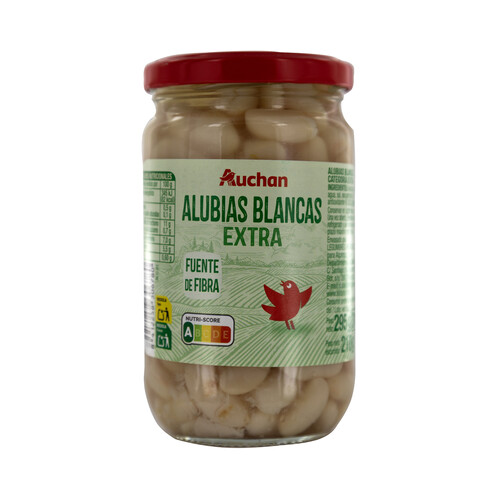 Alcampo PRODUCTO ALCAMPO Alubias blancas (judias) extra ya cocidas bote 210 g