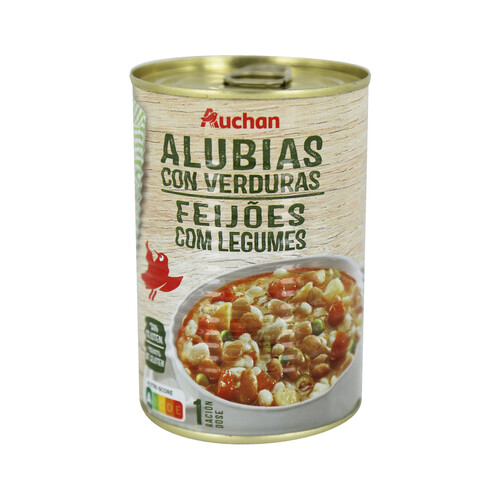 Alcampo PRODUCTO ALCAMPO Alubias con verduras PRODUCTO ALCAMPO 430 g