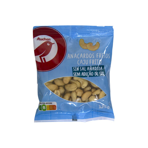 Alcampo PRODUCTO ALCAMPO Anacardos fritos sin sal añadida PRODUCTO ALCAMPO 125 g