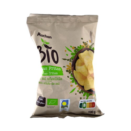 Alcampo PRODUCTO ALCAMPO Bio Patatas fritas ecológicas sin sal añadida bolsa 100 g