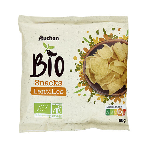 Alcampo PRODUCTO ALCAMPO Bio Snacks de lentenjas ecológicas 60 g