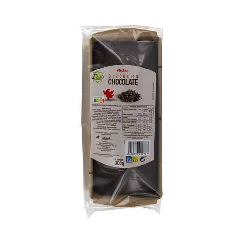 Alcampo PRODUCTO ALCAMPO Bizcocho de chocolate con pepitas chocolate 300 g