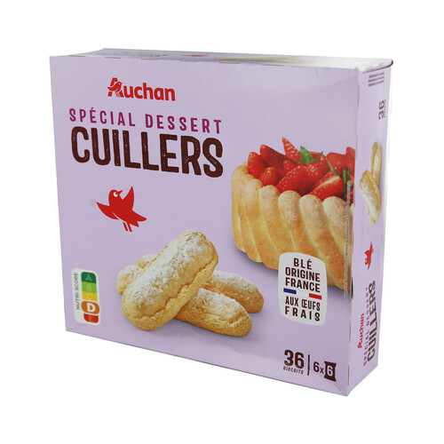 Alcampo PRODUCTO ALCAMPO Bizcochos Cuillers especiales para el postre 36 uds. 300 g