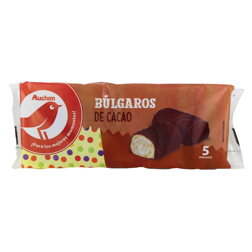 Alcampo PRODUCTO ALCAMPO Búlgaros al cacao 5 uds. 175 g
