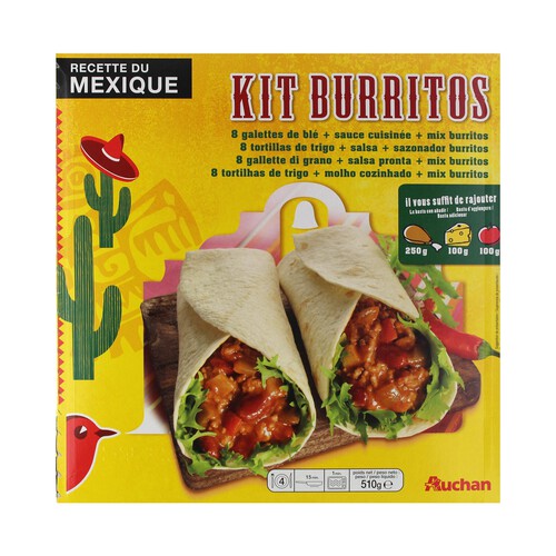 Alcampo PRODUCTO ALCAMPO Burritos kit PRODUCTO ALCAMPO 620 g