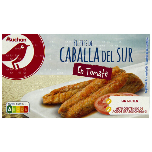 Alcampo PRODUCTO ALCAMPO Caballa del sur en tomate en filetes lata de 65 g