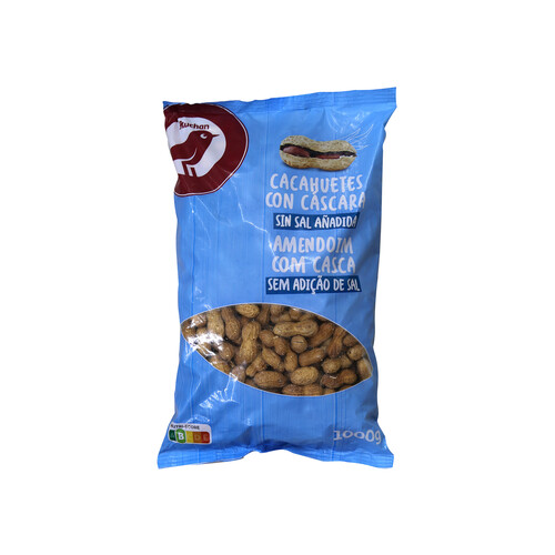 Alcampo PRODUCTO ALCAMPO Cacahuetes con cáscara tostados sin sal PRODUCTO ALCAMPO 1 kg