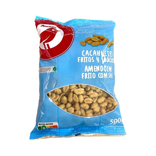 Alcampo PRODUCTO ALCAMPO Cacahuetes fritos y salados PRODUCTO ALCAMPO 500 g