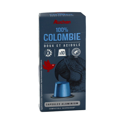 Alcampo PRODUCTO ALCAMPO Café en cápsulas Colombia I8 10 uds