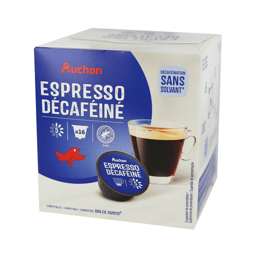Alcampo PRODUCTO ALCAMPO Café en cápsulas Espresso Descafeinado I5 16 uds