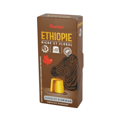Alcampo PRODUCTO ALCAMPO Café en cápsulas Etiopia I9 10 uds