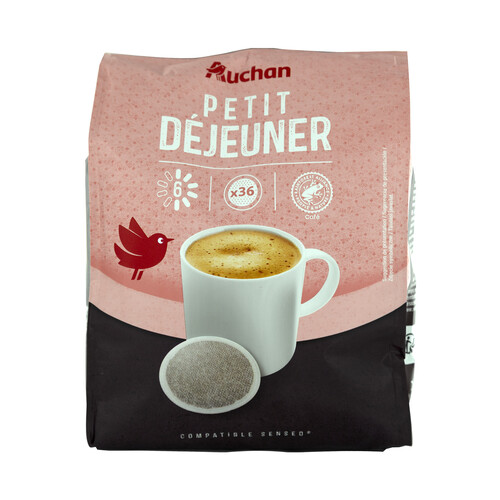 Alcampo PRODUCTO ALCAMPO Café en cápsulas Lungo petit dejeuner I6 36 uds