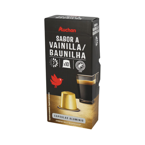 Alcampo PRODUCTO ALCAMPO Café en cápsulas sabor vainilla I7 10 uds