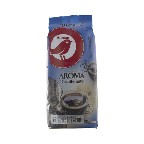 Alcampo PRODUCTO ALCAMPO Café en grano descafeinado natural 250 g