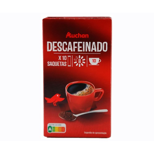 Alcampo PRODUCTO ALCAMPO Café soluble descafeinado 10 uds. 20 g
