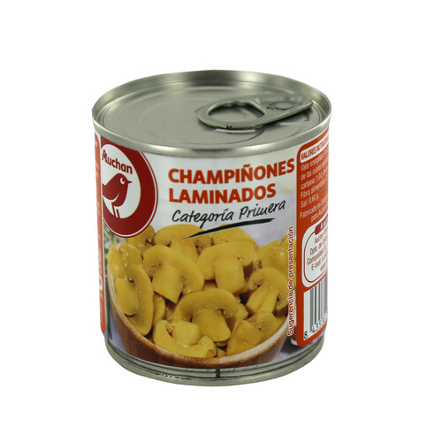 Alcampo PRODUCTO ALCAMPO Champiñones laminados lata de 105 g
