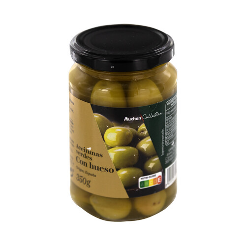 Alcampo PRODUCTO ALCAMPO Collection Aceitunas manzanilla gigantes con hueso 200 g