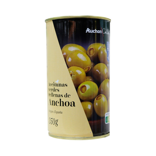 Alcampo PRODUCTO ALCAMPO Collection Aceitunas verdes manzanilla rellenas de anchoa (MSC) 150 g
