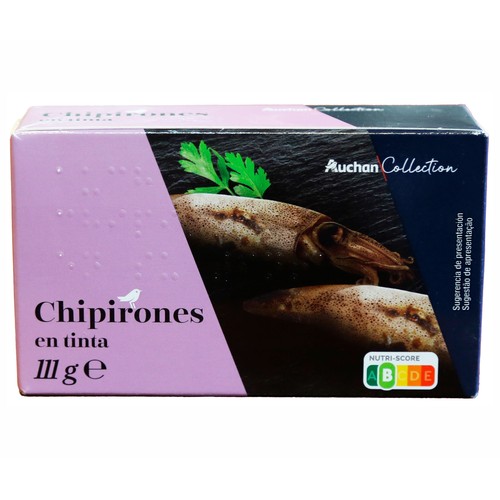 Alcampo PRODUCTO ALCAMPO Collection Chipirones en su tinta 72 g