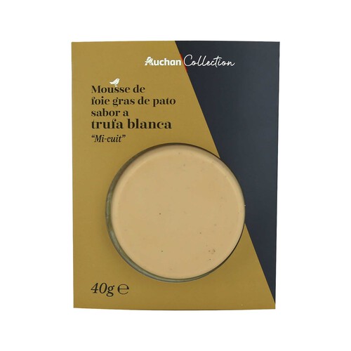 Alcampo PRODUCTO ALCAMPO Collection Mousse foie gras pato "Mi-cuit" con sabor a trufa blanca 40 g