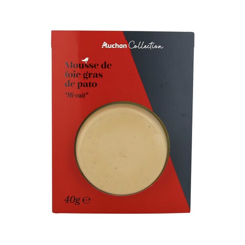 Alcampo PRODUCTO ALCAMPO Collection Mousse foie gras pato "Mi-cuit" 40 g