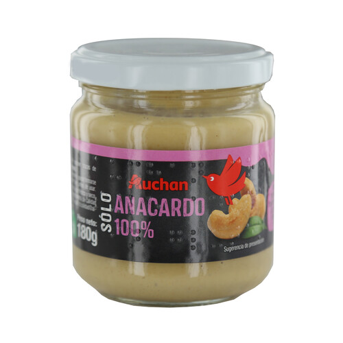 Alcampo PRODUCTO ALCAMPO Crema de anacardo elaborada sin gluten 180 g