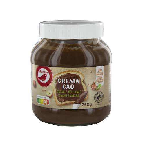 Alcampo PRODUCTO ALCAMPO Crema de avellanas con cacao bote de 750 g