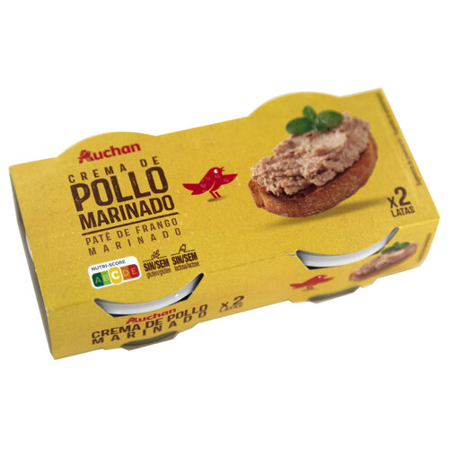 Alcampo PRODUCTO ALCAMPO Crema de pollo marinado 2 x 80 g