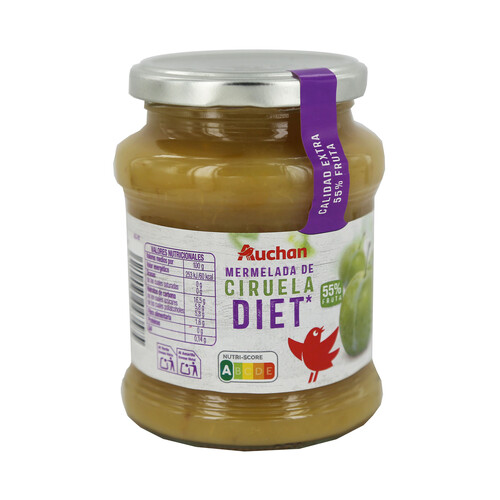 Alcampo PRODUCTO ALCAMPO Diet Mermelada extra de ciruela con edulcorantes 350 g