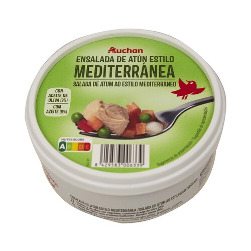 Alcampo PRODUCTO ALCAMPO Ensalada de atún Mediterránea de atún PRODUCTO ALCAMPO 250 g