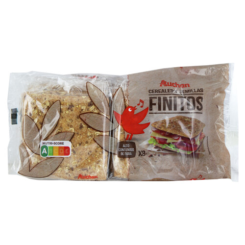 Alcampo PRODUCTO ALCAMPO Finitos Pan semillas y cereales 310 g