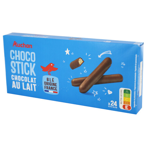 Alcampo PRODUCTO ALCAMPO Galletas con forma de palitos cubiertas de chocolate 150 g