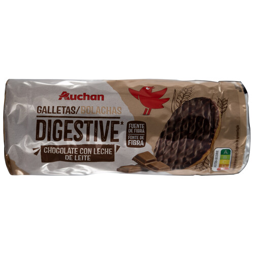Alcampo PRODUCTO ALCAMPO Galletas digestive con chocolate con leche 300 g