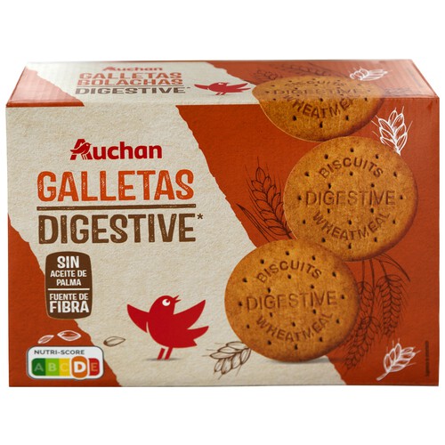 Alcampo PRODUCTO ALCAMPO Galletas digestive de trigo 800 g