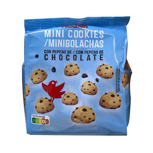 Alcampo PRODUCTO ALCAMPO Galletas mini cookies con pepitas de chocolate 150 g