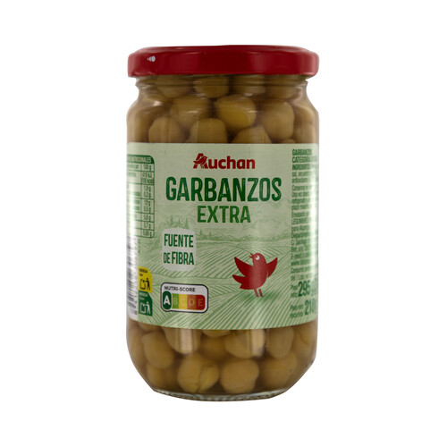 Alcampo PRODUCTO ALCAMPO Garbanzos extra cocidos 210 g